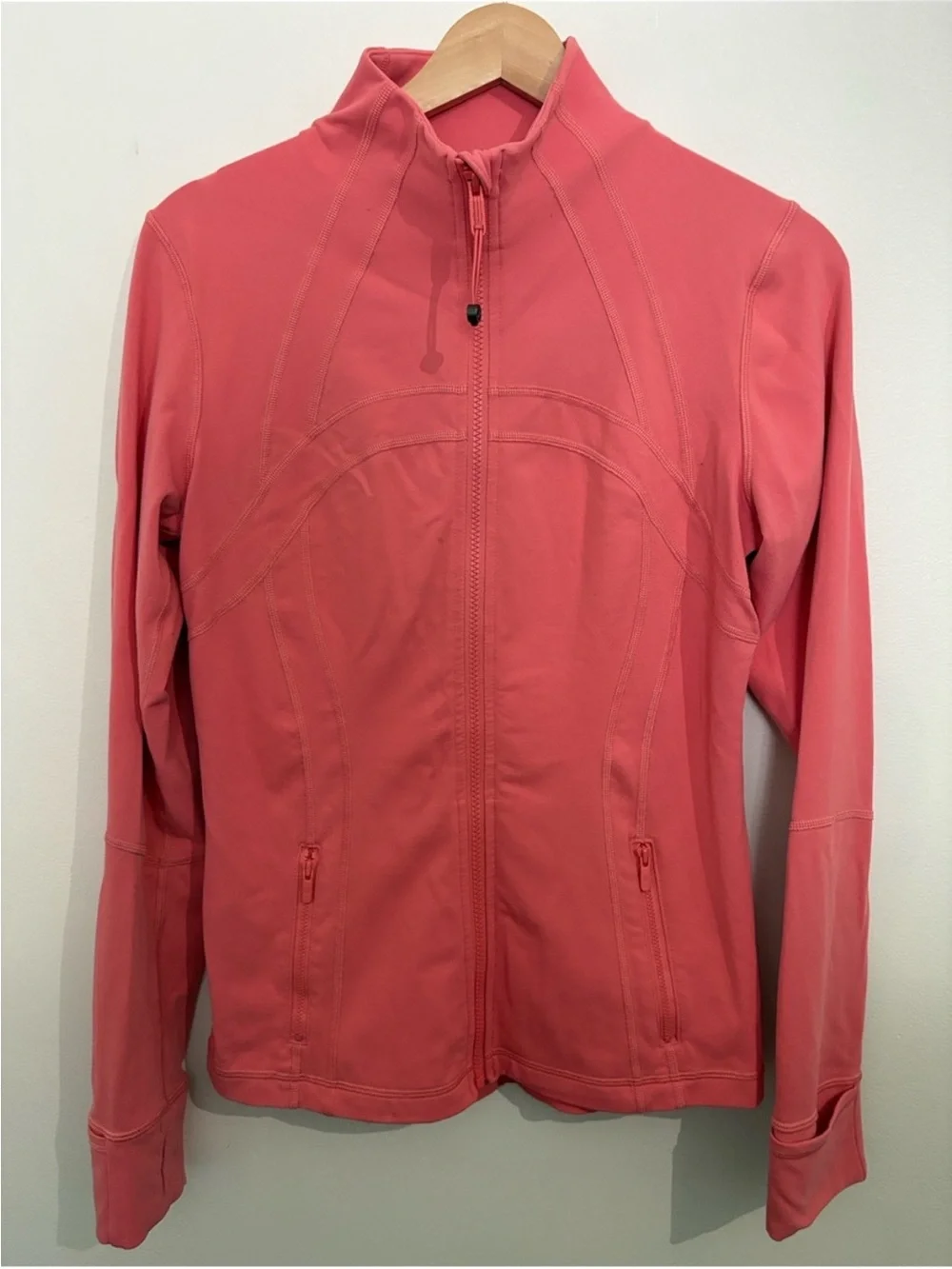Lululemon define jacket coral size 10